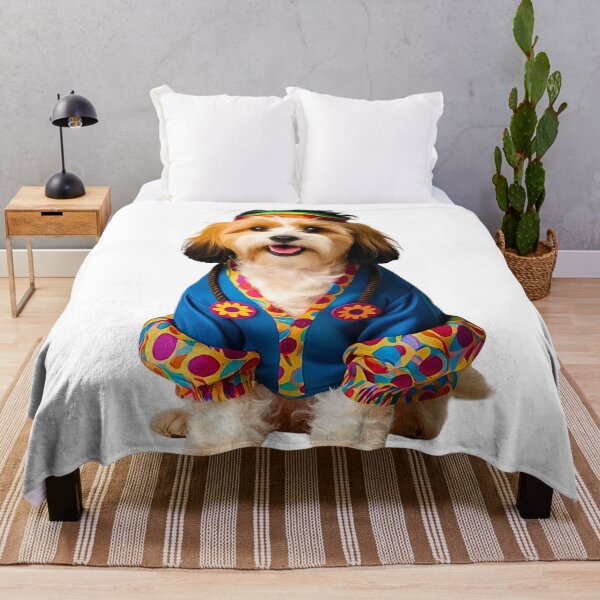 Item preview, Groovy 1970s Maltipoo – Peace, Love & Hippy Vibes designed and sold by Fredster1966.