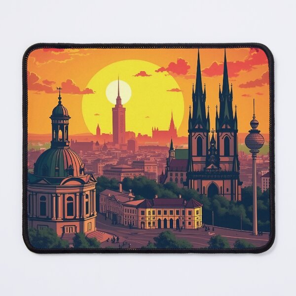 Item preview, Retro Pop Art Poster of Germany | Vintage Germany Travel Art | Bold & Colorful German Culture Design | 70s Inspired Graphic designed and sold by PaintedPixels01.