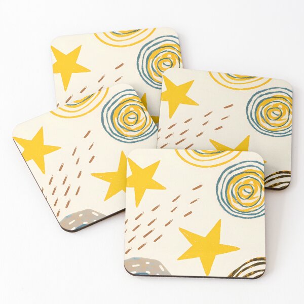 Item preview, Stars Colorful Symbolic Patterns Natural Elements Decorative Design designed and sold by ART ATTACK ZONE.