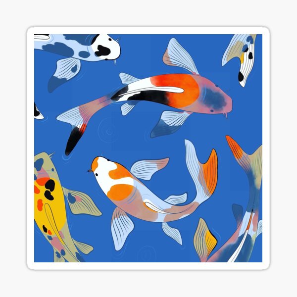 Artikel-Vorschau von Koi-Teich, designt und verkauft von ArtandDesignbyJoy.