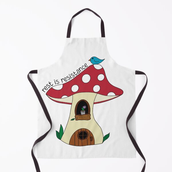 Item preview, Rest is Resistance Mushroom Fairy House designed and sold by SpoonsAndRoses.