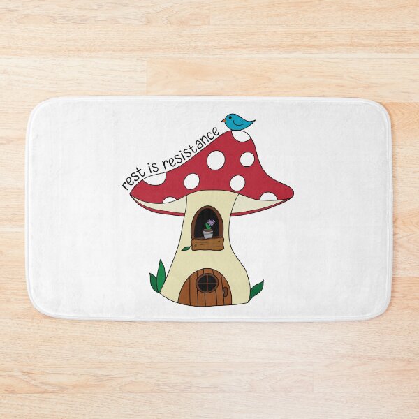 Item preview, Rest is Resistance Mushroom Fairy House designed and sold by SpoonsAndRoses.