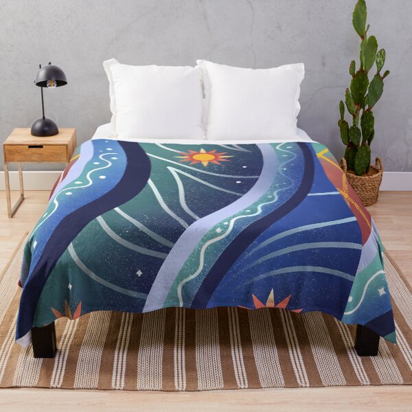 Item preview, Flowers Colorful Symbolic Patterns Natural Elements Decorative Design designed and sold by ART ATTACK ZONE.