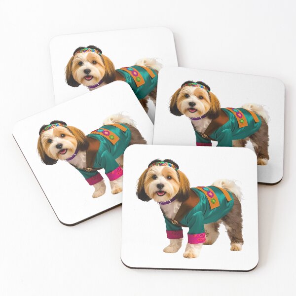 Item preview, Cute and Groovy 1970s Maltipoo – Love, Peace & Hippy Vibes designed and sold by Fredster1966.