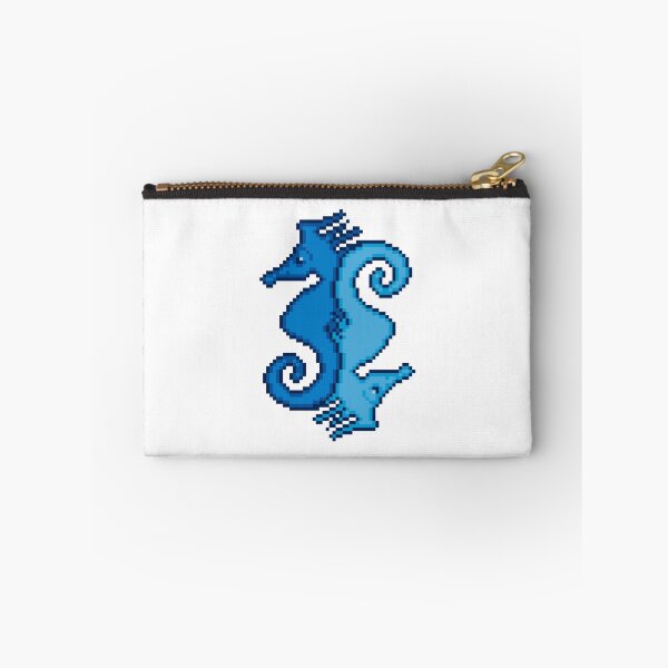 Item preview, Copy of Timeless Tessellation: Escher-Inspired blue Pixelated Sea Horses designed and sold by Doug0276.