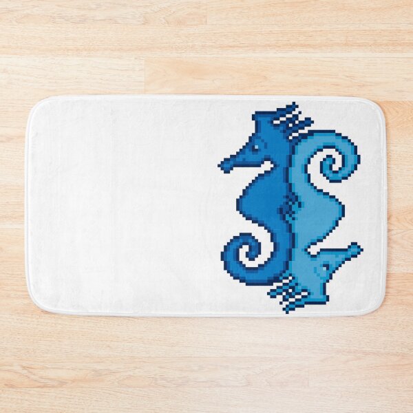 Item preview, Copy of Timeless Tessellation: Escher-Inspired blue Pixelated Sea Horses designed and sold by Doug0276.