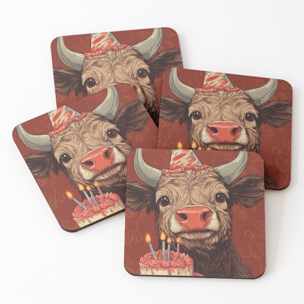 Item preview, Birthday Cow Surprise designed and sold by TDCards.