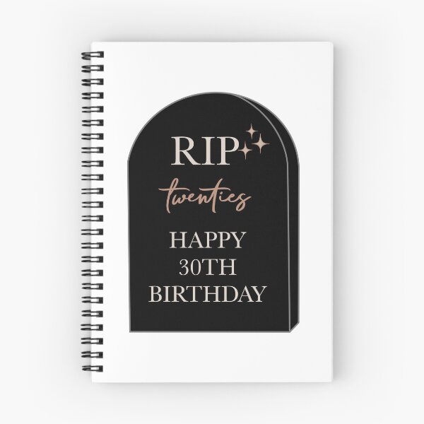 Item preview, RIP 20s tombstone - Happy 30th Birthday designed and sold by Noodly Doodles.
