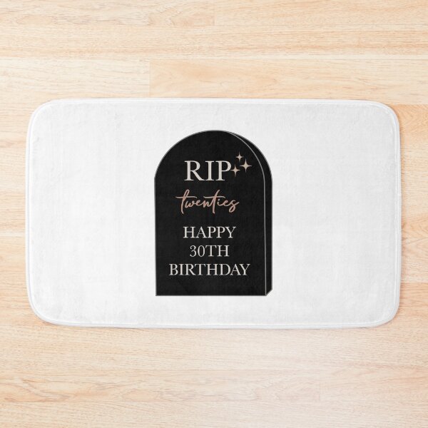 Item preview, RIP 20s tombstone - Happy 30th Birthday designed and sold by Noodly Doodles.