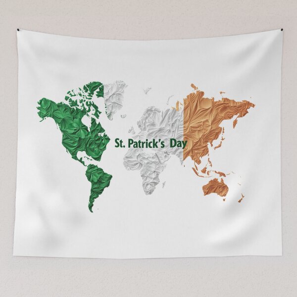 Item preview, St. Patrick's Day around the World designed and sold by emaga.