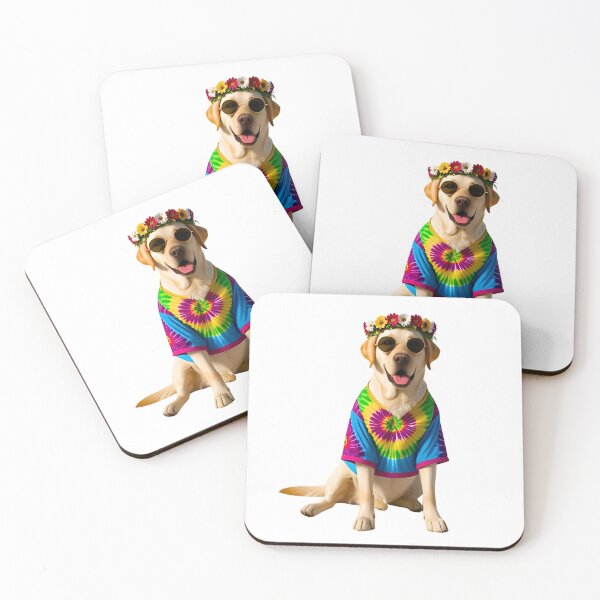 Item preview, Groovy 1970s Labrador Retriever – Peace, Love & Hippy Vibes designed and sold by Fredster1966.