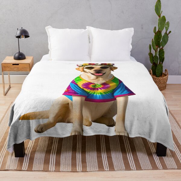 Item preview, Groovy 1970s Labrador Retriever – Peace, Love & Hippy Vibes designed and sold by Fredster1966.