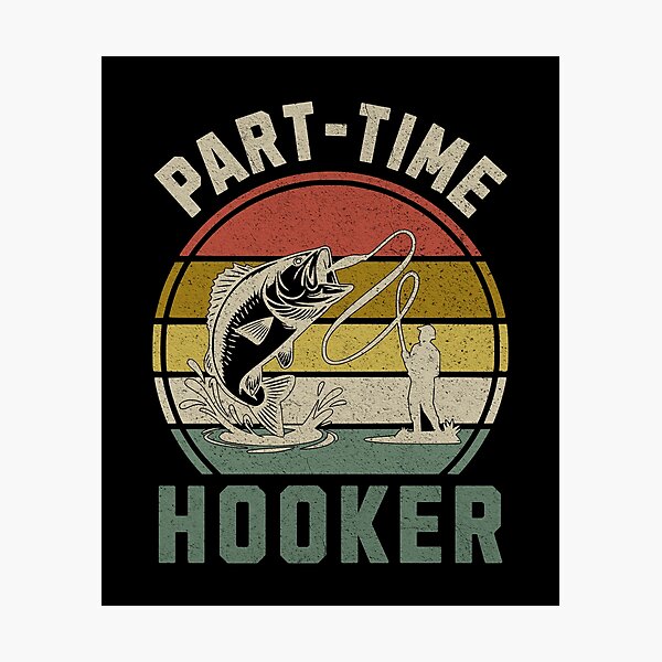 Item preview, Pesca de lubina a tiempo parcial con Hooker designed and sold by MaxOutDesign.