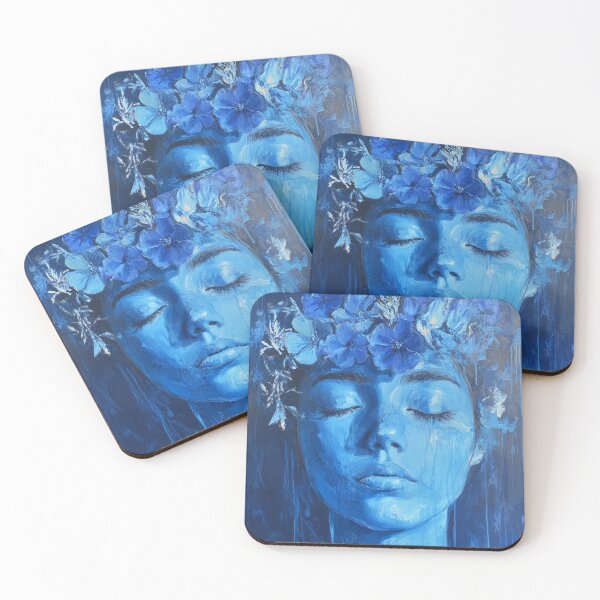 Item preview, Blue Blossom Reverie designed and sold by TDCards.