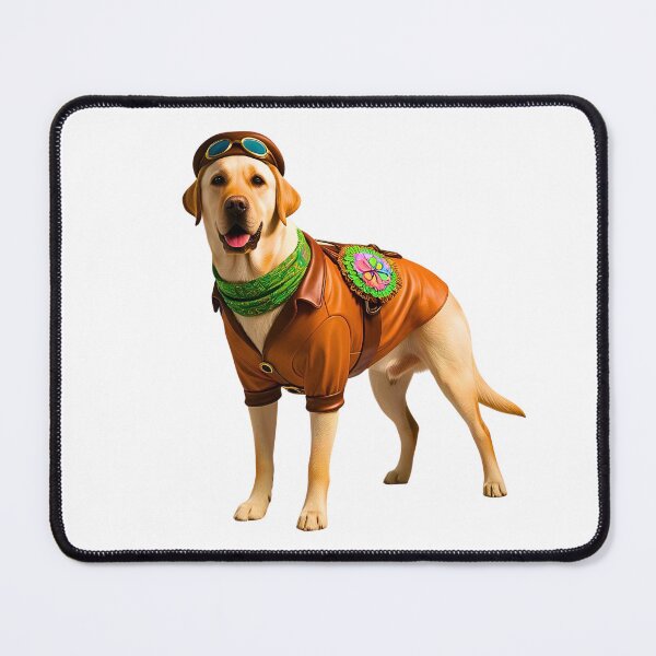 Item preview, Cute and Groovy 1970s Labrador Retriever – Love, Peace & Hippy Vibes designed and sold by Fredster1966.