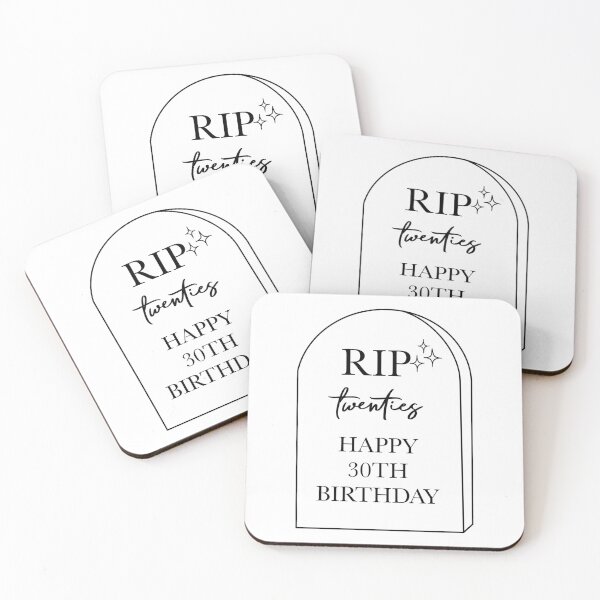Item preview, RIP 20s tombstone - Happy 30th Birthday (b) designed and sold by Noodly Doodles.