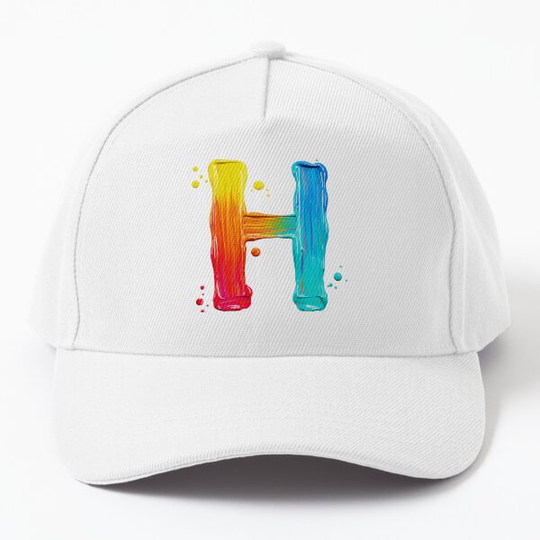 PAINT LETTER H Baseball Cap