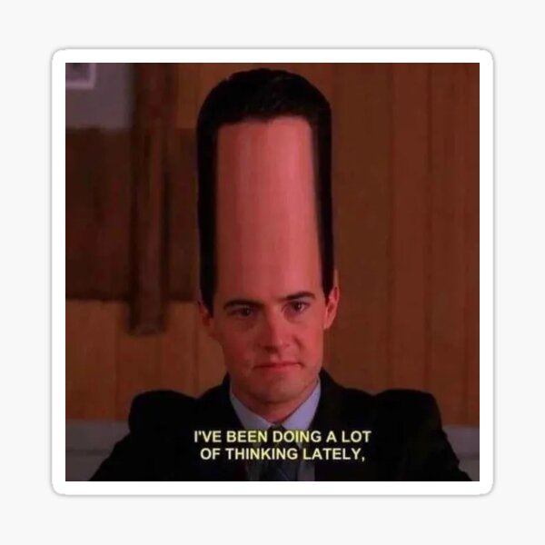 Item preview, Dale Cooper Thinking Meme designed and sold by BosynanDave.