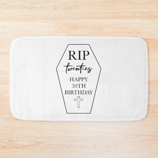Item preview, RIP 20s tombstone - Happy 30th Birthday (w) designed and sold by Noodly Doodles.