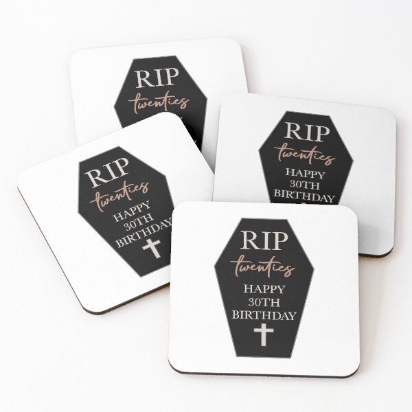 Item preview, RIP 20s tombstone - Happy 30th Birthday (cc) designed and sold by Noodly Doodles.