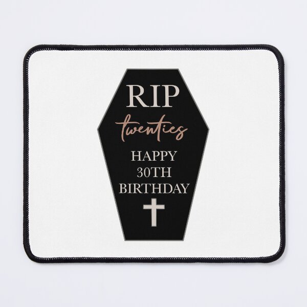 Item preview, RIP 20s tombstone - Happy 30th Birthday (cc) designed and sold by Noodly Doodles.