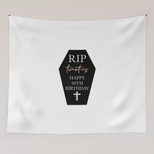 Item preview, RIP 20s tombstone - Happy 30th Birthday (cc) designed and sold by Noodly Doodles.