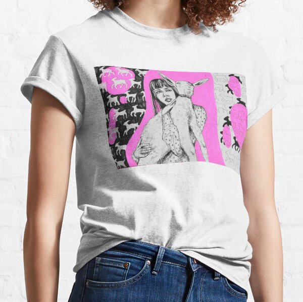 Item preview, Baby Goat Girl Pink Illustration designed and sold by CreativeGirl222.