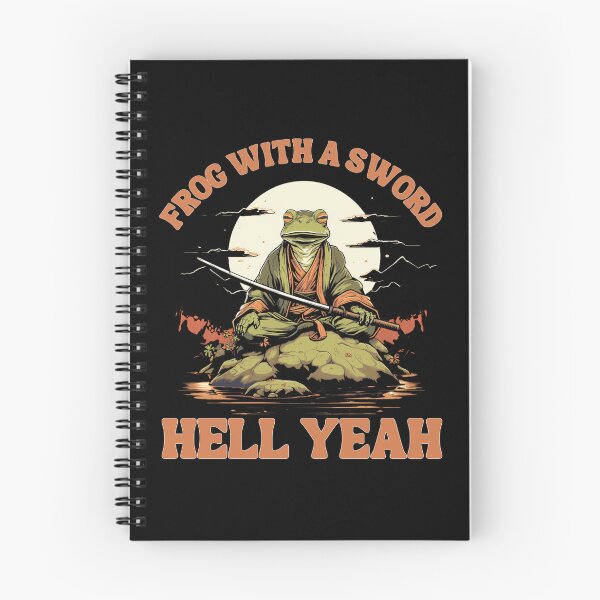 Item preview, Frog With A Sword Hell Yeah designed and sold by ViraliDesigns.