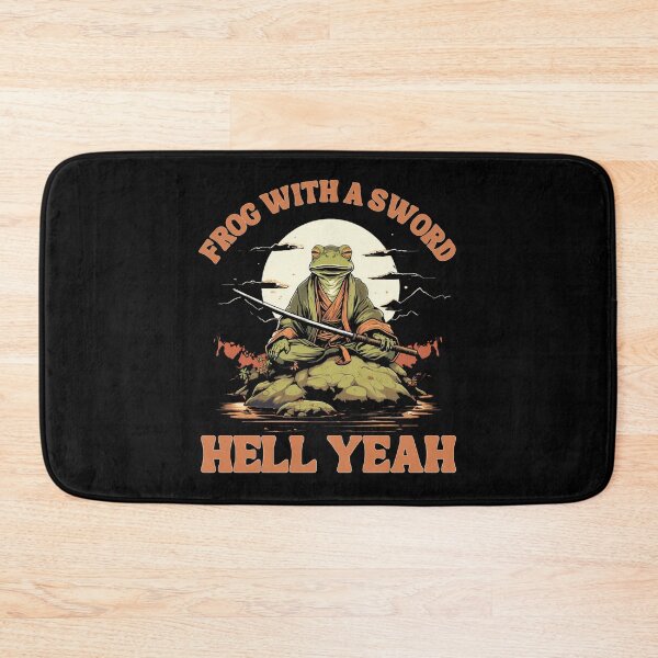 Item preview, Frog With A Sword Hell Yeah designed and sold by ViraliDesigns.