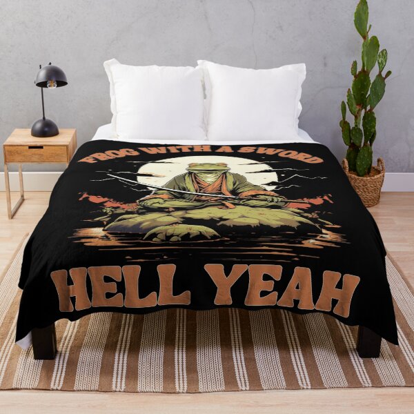 Item preview, Frog With A Sword Hell Yeah designed and sold by ViraliDesigns.