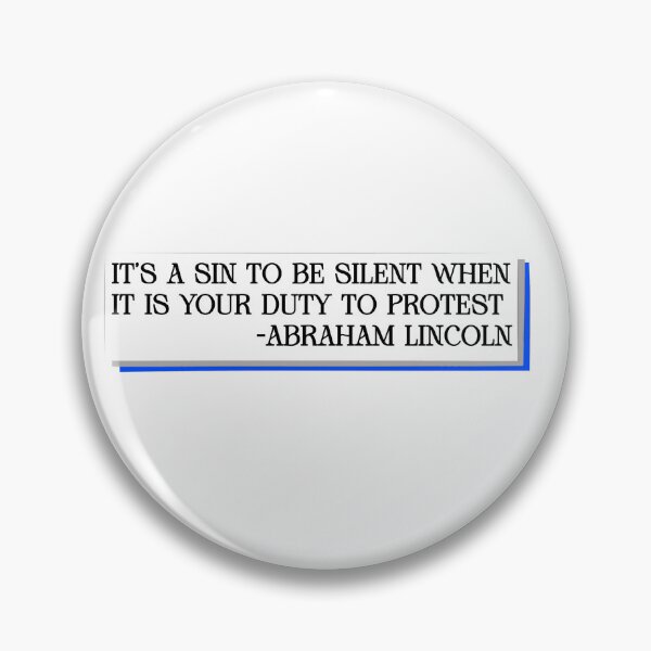 Item preview, It's a sin to be silent when it is yournduty to protest designed and sold by ShinyDreamGifts.