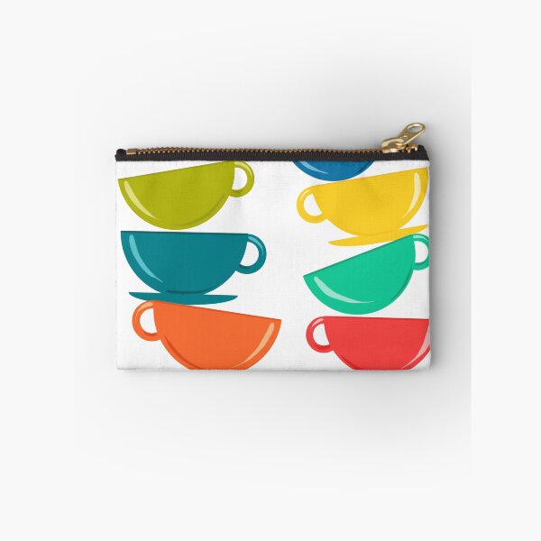 Item preview, A Teetering Tower Of Colorful Tea Cups designed and sold by BunnyThePainter.