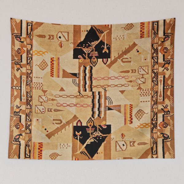 Item preview, Alfombra india antigua de Agra designed and sold by Vicky Brago-Mitchell®.