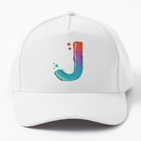 PAINT LETTER J Baseball Cap