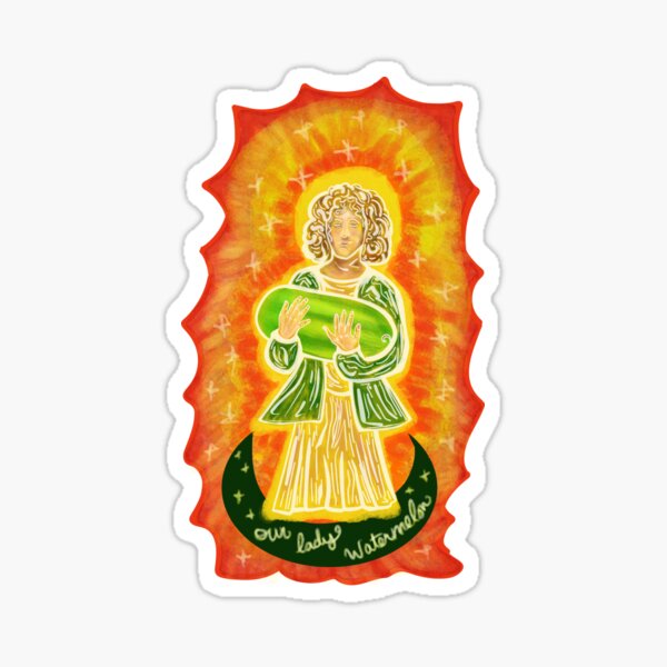 Item preview, Our Lady Watermelon designed and sold by Sparkleweather.