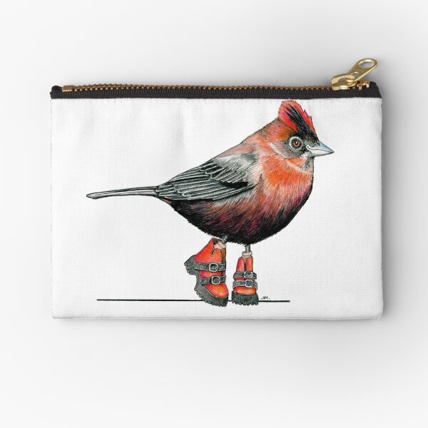 Item preview, Red Crested Finch in Buckle Boots designed and sold by JimsBirds.