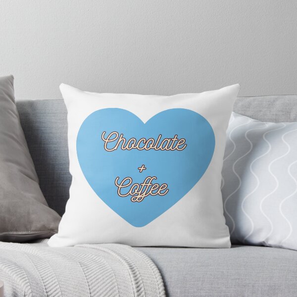 Item preview, Chocolate + Coffee,  on Blue Heart, Coffee Time designed and sold by AASparksDesigns.