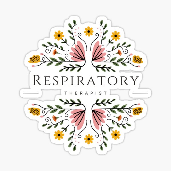 Item preview, Respiratory Therapist - Pink and Yellow Floral designed and sold by SpeakBoldly.