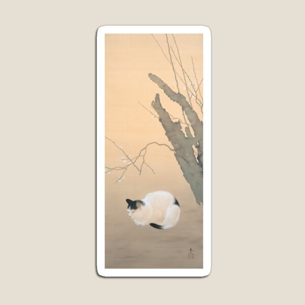 Item preview, Cat and Plum Blossoms - Hishida Shunsõ, 1906 designed and sold by HollieMc22.