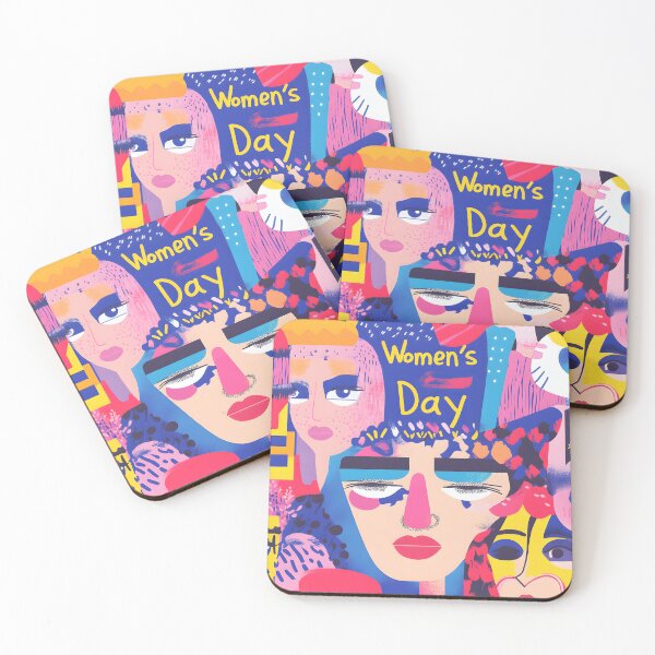 Item preview, March 8: Bold Faces of Empowerment - A Vibrant Celebration of Diversity for Women's Day Abstract Art designed and sold by OlfactoART Studio.