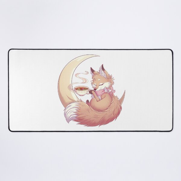 Item preview, Cute fox with tea designed and sold by AnstuStyles.
