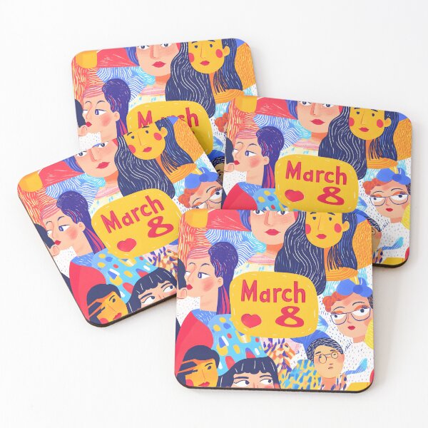 Item preview, Honoring Women's Voices: March 8 - Diverse Faces Intertwined with Bold Patterns, Radiating Strength and Unity designed and sold by OlfactoART Studio.