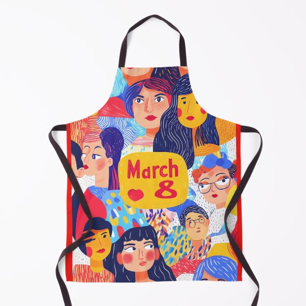 Item preview, Honoring Women's Voices: March 8 - Diverse Faces Intertwined with Bold Patterns, Radiating Strength and Unity designed and sold by OlfactoART Studio.
