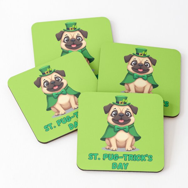 Item preview, Cute St. Pug-Trick’s Day Pug Dog St. Patrick’s Day Design designed and sold by andasanc14.