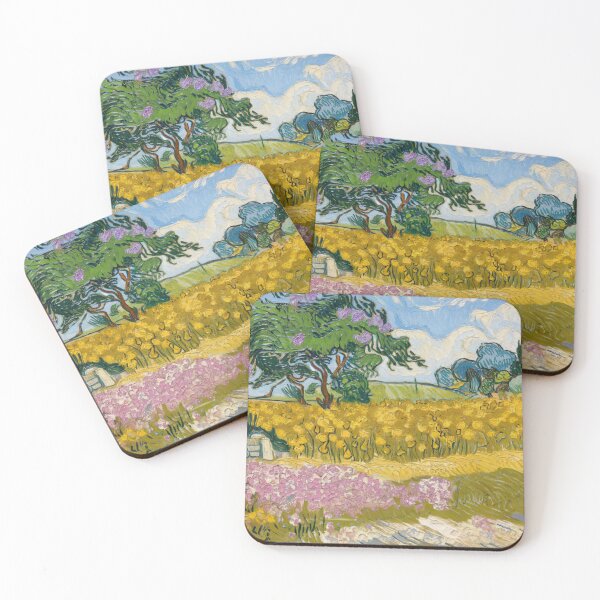 Item preview, Almond Blossoms in Provence – Colorful French Spring Landscape Inspired by Van Gogh designed and sold by CARRAANN.