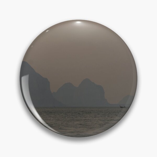 Item preview, Lone Boat Surrounded by Islands designed and sold by PitakChai93.