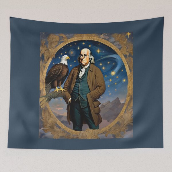 Item preview, "Enlightened Legacy: Benjamin Franklin and the American Spirit" designed and sold by Artisticanvas.