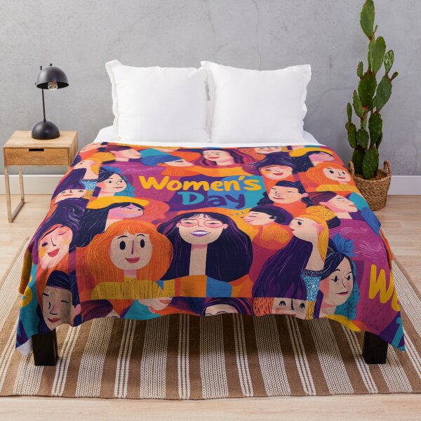 Item preview, A Joyful Fusion of Diversity, Strength, and Vibrant Colors Celebrating Women's Day - March 8 designed and sold by OlfactoART Studio.