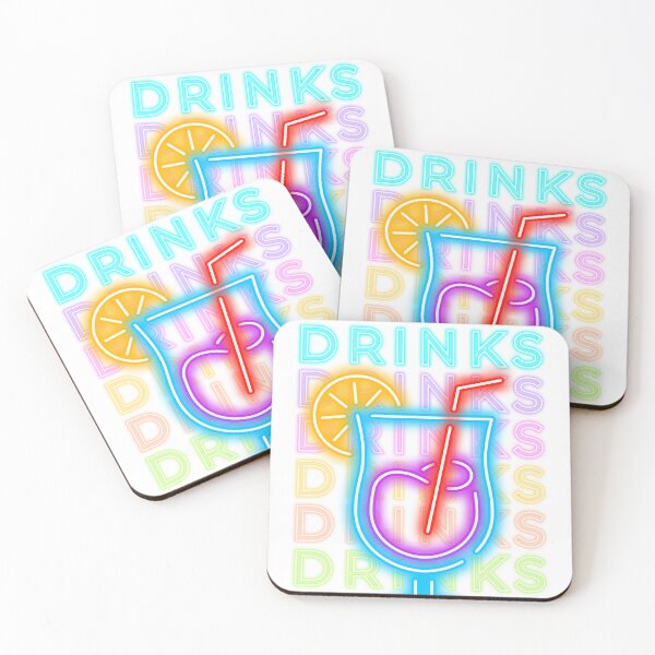 Item preview, Bartender Beverage Neon Cocktails designed and sold by Shakesipserve.