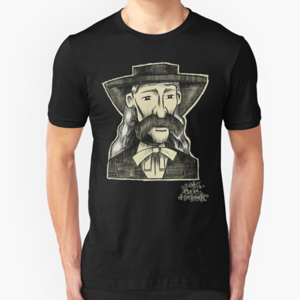 Wild Bill Hickock. Slim Fit T-Shirt